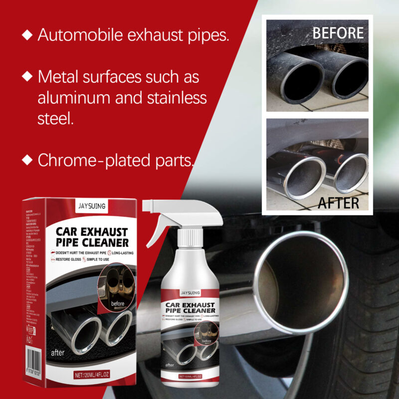 Automotive Exhaust Cleaner - Rust Remover & Metal Cleaner for Auto/Motorcycle Pipes - Image 3