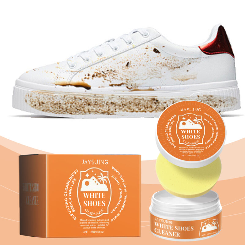 Portable White Shoe Cleaner Cream for Sneakers & Canvas Shoes - Image 2