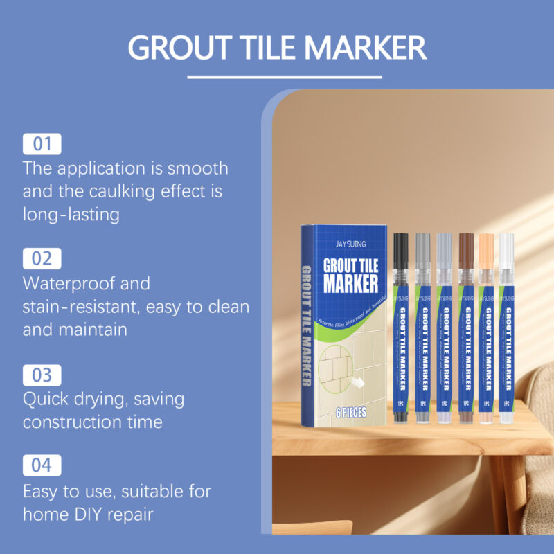 Waterproof Mildew-Resistant Tile Seam Filler for Home Gap Repair - Image 4
