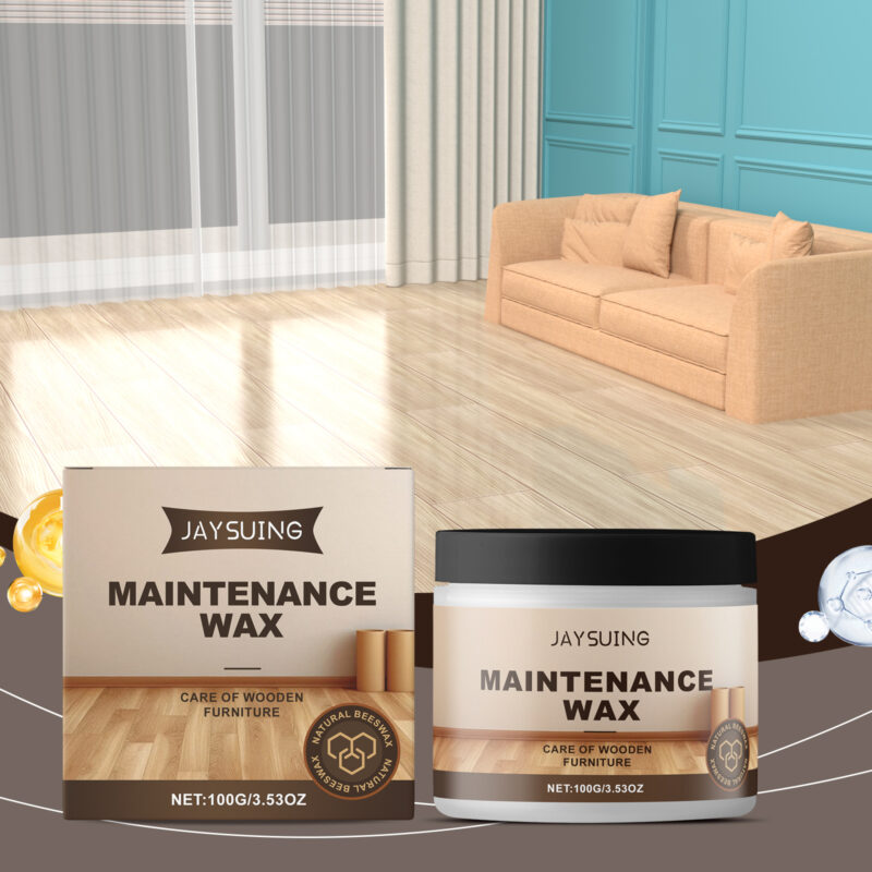 Wood Floor Wax - Nourishing Solid Wax to Polish & Brighten Shine - Image 2