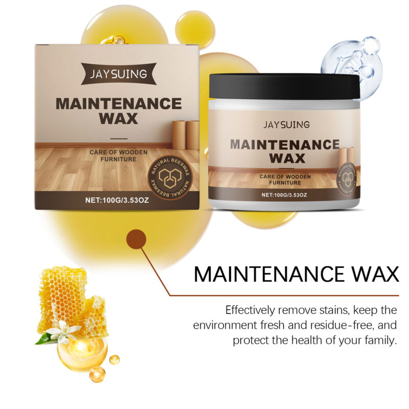 Wood Floor Wax - Nourishing Solid Wax to Polish & Brighten Shine - Image 4
