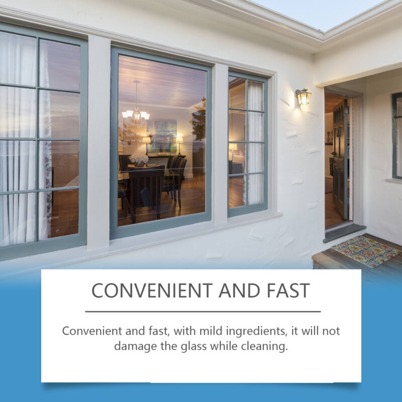 Glass Cleaner - Stain Remover for Shower, Bathtub & Household Glass | Mild Formula - Image 4