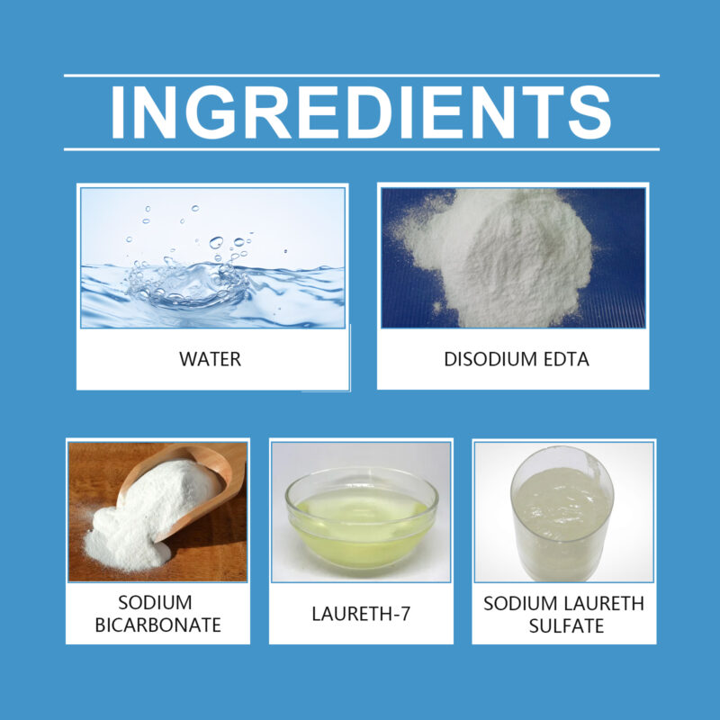 Glass Cleaner - Stain Remover for Shower, Bathtub & Household Glass | Mild Formula - Image 5