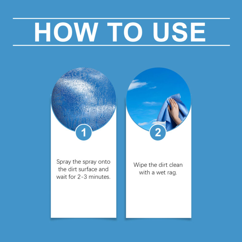 Glass Cleaner - Stain Remover for Shower, Bathtub & Household Glass | Mild Formula - Image 6