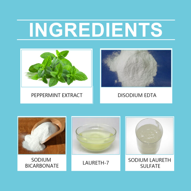 Peppermint Glass Cleaner - Removes Oil, Dust & Stains, Crystal Clear Shine - Image 5