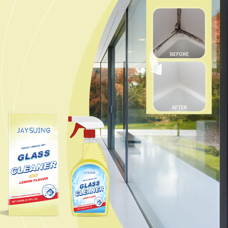 Lemon Glass Cleaner - Stain & Dust Remover, Non-Toxic Household Spray - Image 2