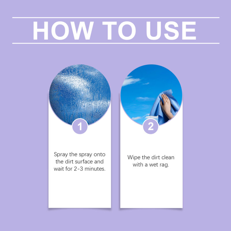 Lavender Glass Cleaner for Dust, Dirt & Oil Removal - Scented Household Spray - Image 6