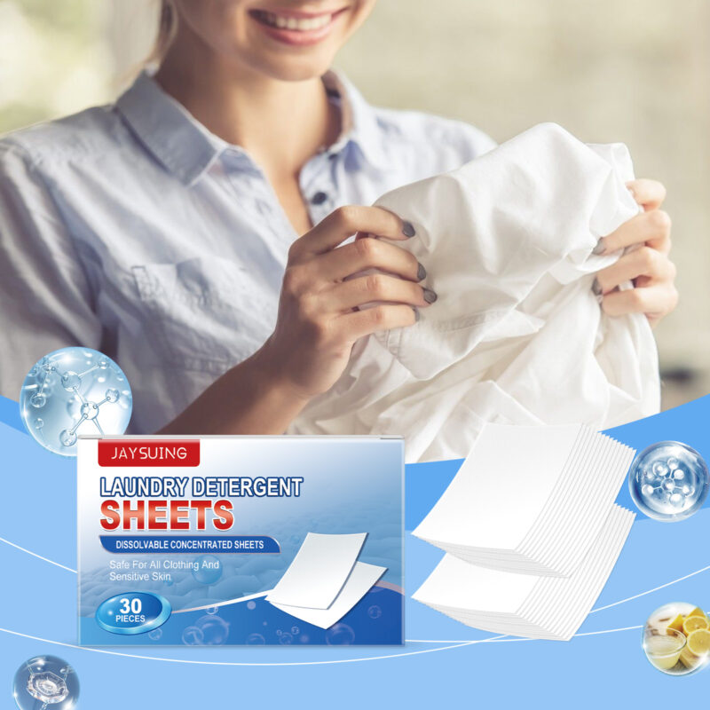 Laundry Detergent Tablets for Odor & Stain Removal with Fresh Fragrance - Image 2