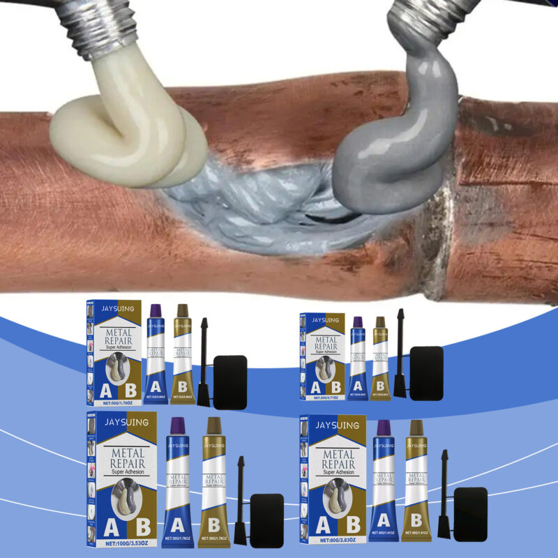80g Cast Iron AB Glue - Metal Bonding & Leak Sealant Adhesive - Image 2