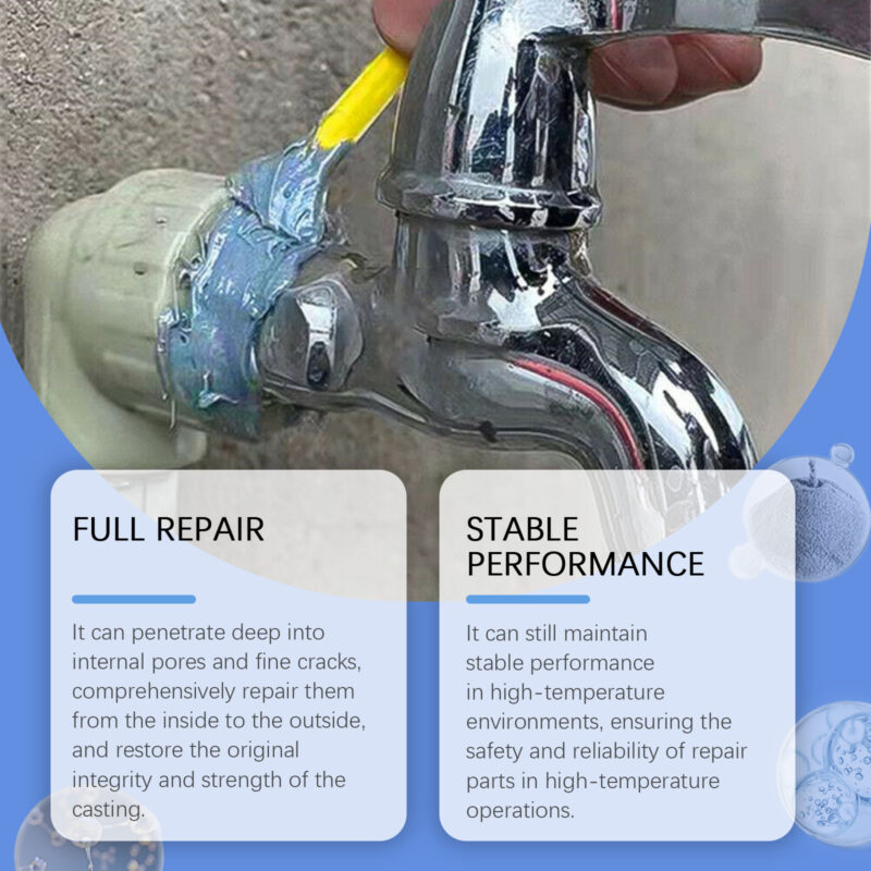 80g Cast Iron AB Glue - Metal Bonding & Leak Sealant Adhesive - Image 3
