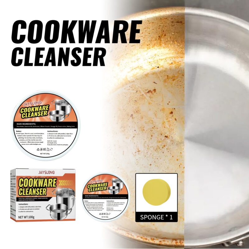 Cookware Cleaning Kit - Stainless Steel Cleaner for Rust & Water Stains - Image 2